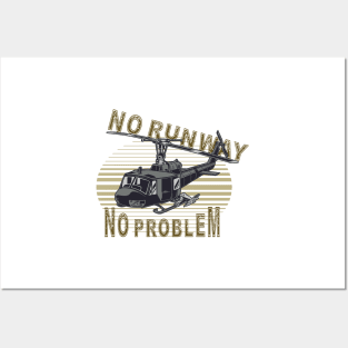 no runway no problem Posters and Art